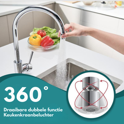 AquaSpin – 360° Kraanreiniger Upgrade | 1+1 GRATIS