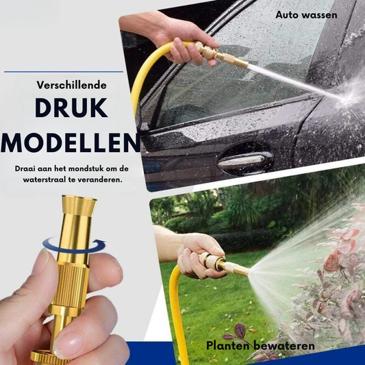 JetSpray – Verstelbare Hogedruk Sproeikop | 1+1 GRATIS