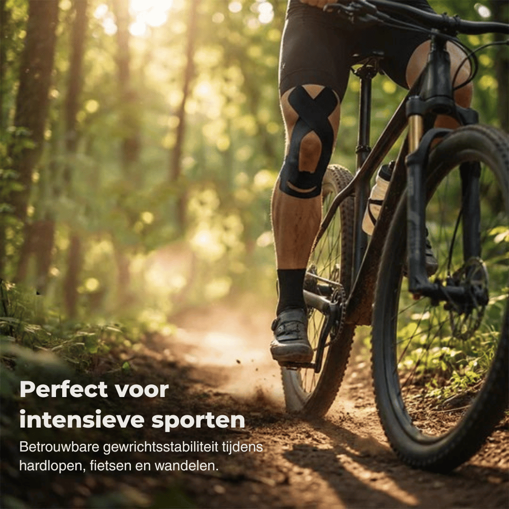 KneeFlex Set 4 stuks — Sport Knie Tape | 50% KORTING