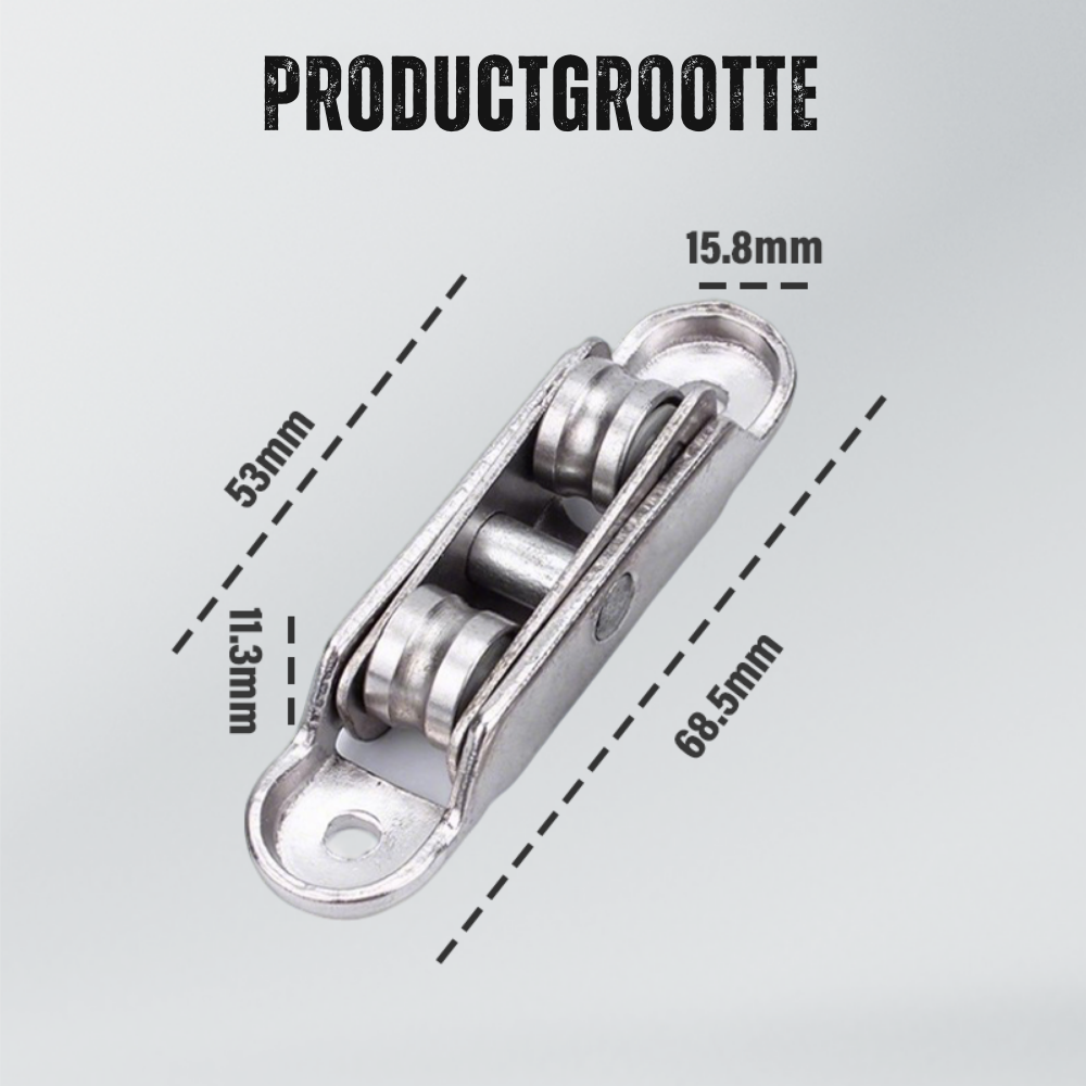 GlideRoll Set 4 stuks – Stille Raamrol | 50% KORTING