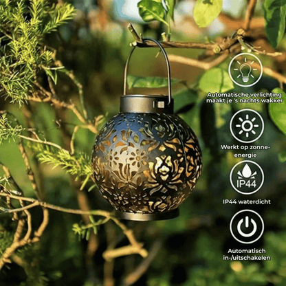 GlowHaven — Solar Tuinlantaarn | 50% KORTING