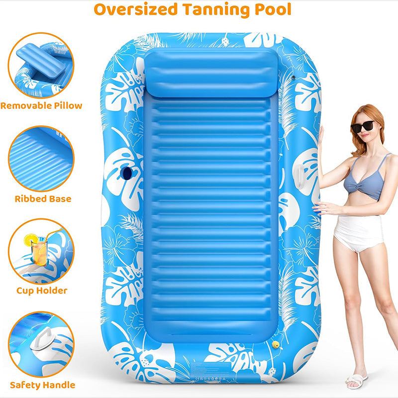 AquaLuxe Duo Ligstoel — Gedeeld Koelcomfort