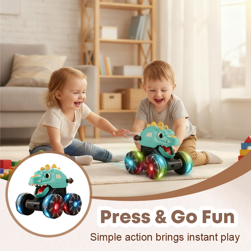 LED Dino Zoomer — Breng vrolijk en actief spelen tot leven