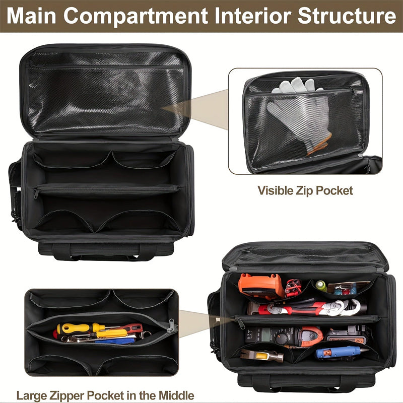 TitanTote — Robuuste Canvas Gereedschapstas | 50% KORTING