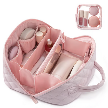 Elegante Alles-in-één Tas – Organiseer Schoonheid Moeiteloos