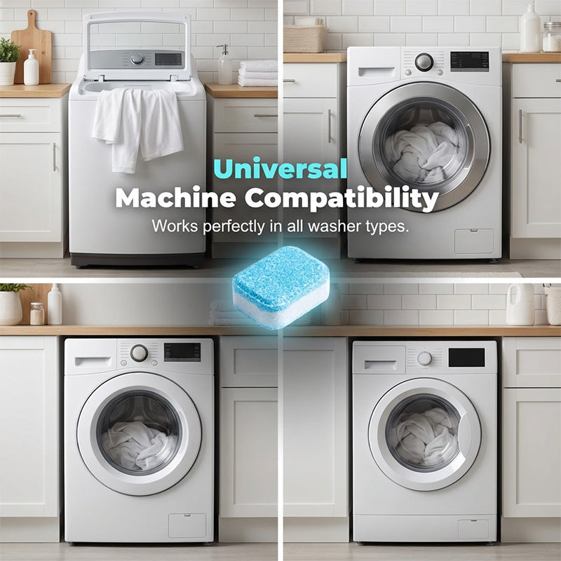 WasherRefresh 12 stuks — Wasmachine Reinigingstabletten | 1+2  doosGRATIS