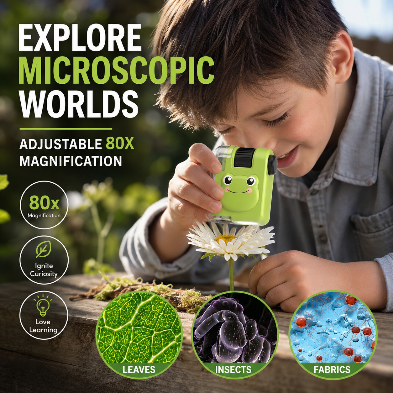 SnapScope Draagbare Microscoop — Vurige Nieuwsgierige Geesten