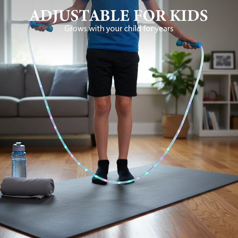 LumaLeap LED Springtouw – Ontsteek Vreugdevolle, Zelfverzekerde Fitness