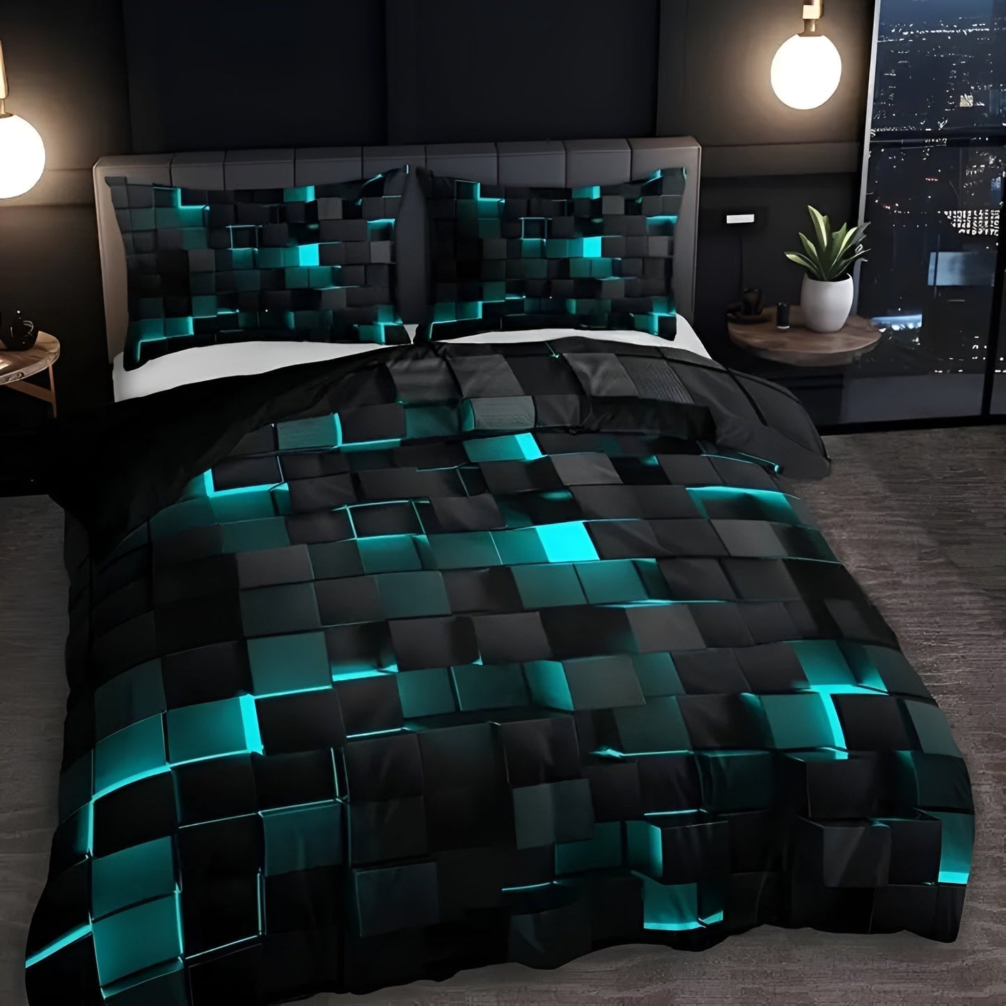 CyberLuxe – 3D Gaming Beddengoed | 50% KORTING