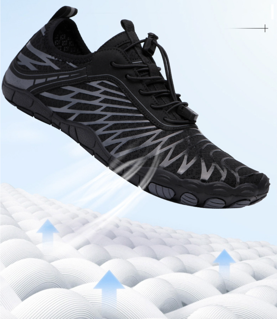 Caleb – Ergonomische Barefoot Schoen met Brede Teenbox
