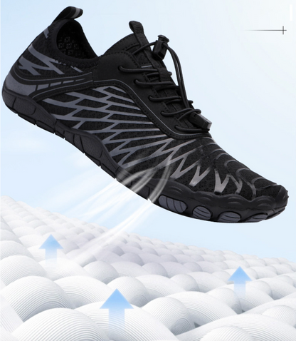 Caleb – Ergonomische Barefoot Schoen met Brede Teenbox