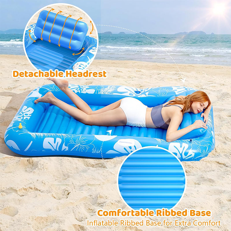 AquaLuxe Duo Ligstoel — Gedeeld Koelcomfort