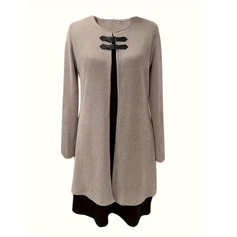 Sophie – Elegante A-lijnjurk met stijlvolle gespen | 50% KORTING