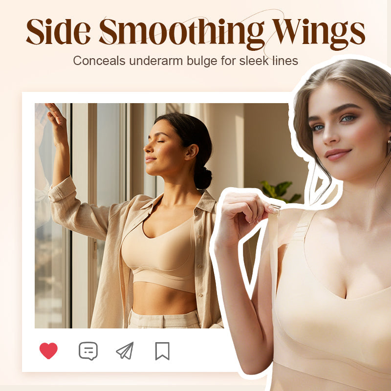 Emmeline – Dames Anti-Hangende Draadloze Beha met Verstelbare Lift | 1 Kopen 1 Gratis