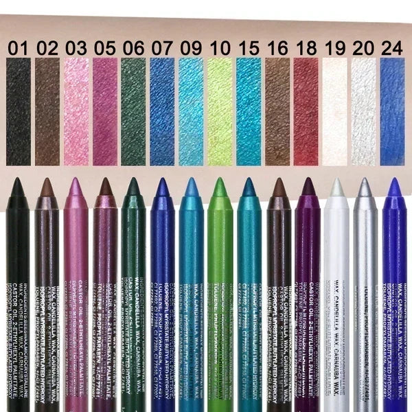 PrismLuxe 14-pack Gel Eyeliner – Onvergetelijke kleur de hele dag lang