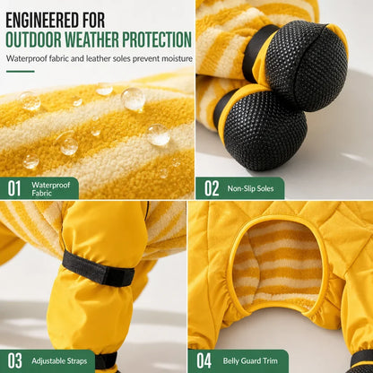 Waterdichte Overall – Houd Honden Schoon en Comfortabel