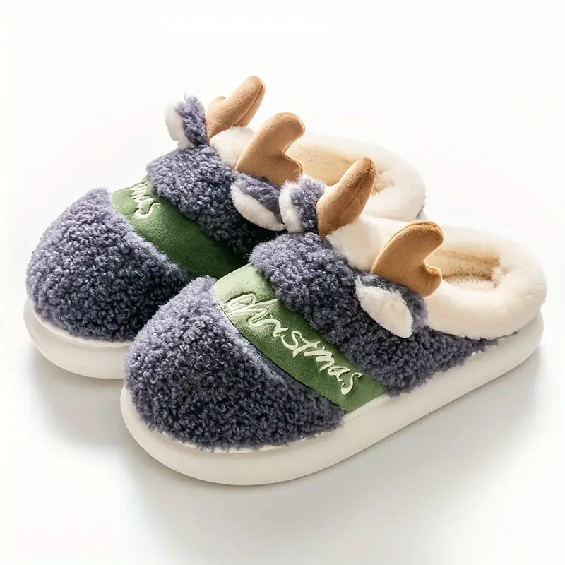 Kerst rendier pantoffels | 50% KORTING