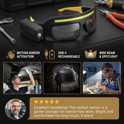 VisionBeam Bril — Vrijheid met Follow-Focus