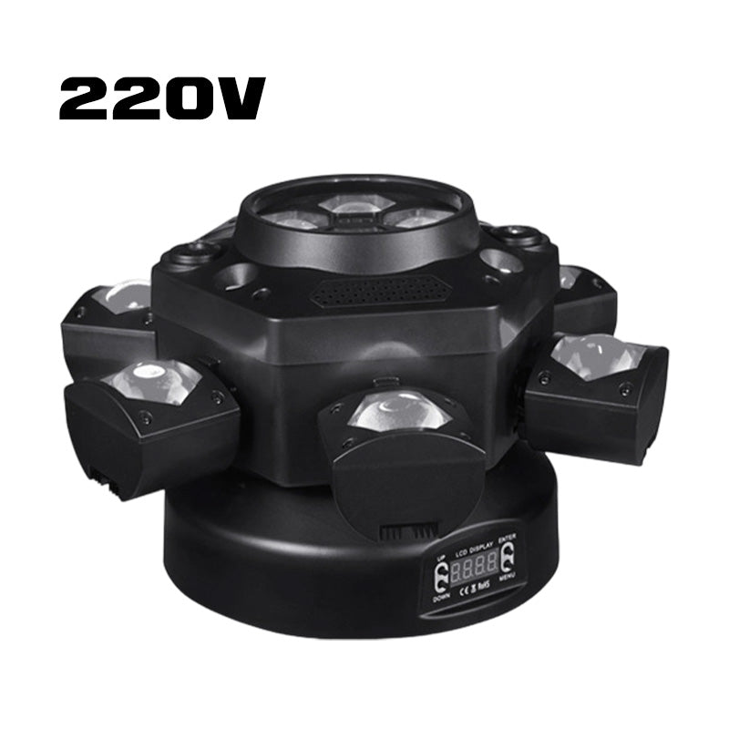 LumiStorm Pro – 6-Arm LED Showlight | 50% KORTING