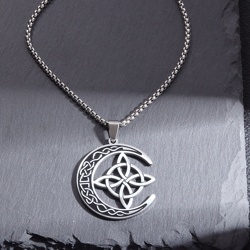 LunaForge – Symbolische Maan Ketting | 1+1 GRATIS