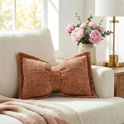 LuxeFleur Strik Chenille Kussen – Gezellig Comfort, Moeiteloze Stijl
