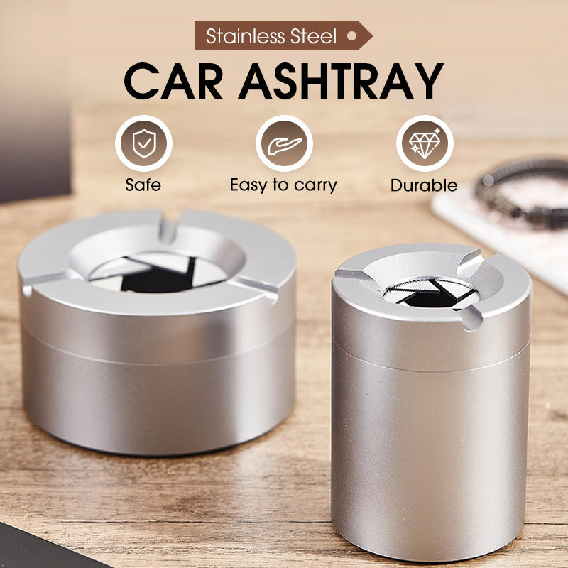 Asbak met zilvergrijze draaivergrendeling – versheid veilig afgesloten