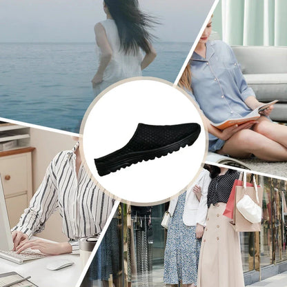 Aero – Ademend Mesh Slippers met Fluweelzacht Comfort