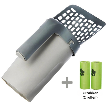 PetClean – Geurvrij Kattenbakschep-Set | 50% KORTING