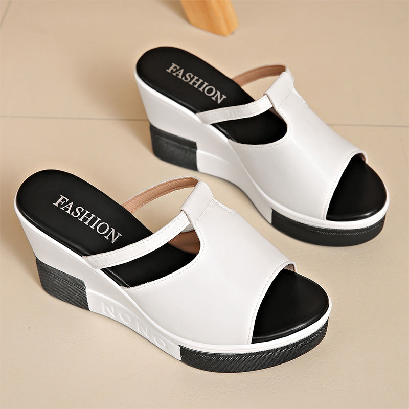 Heidi — Dames Sleehak Sandalen met Gevoerde Comfort