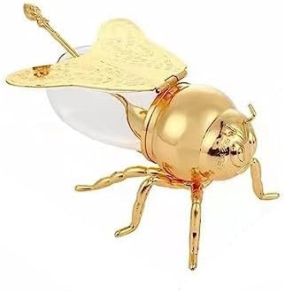 Creatieve bijenhoningpot met lepel voor eettafel decoratie