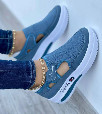 Felicity – Gevoerde Flyknit Schoenen met Memory Foam Comfort