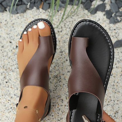 Ava – Dames Sandalen met Teenring en Comfortzool