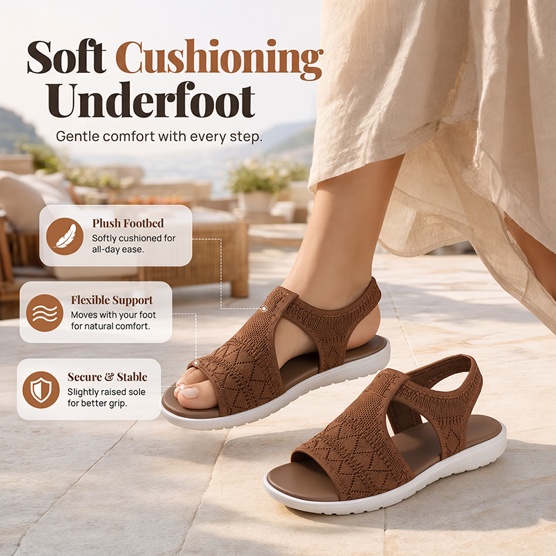 Luca — Ademend Sandalen met Brede Pasvorm en Wolkencomfort