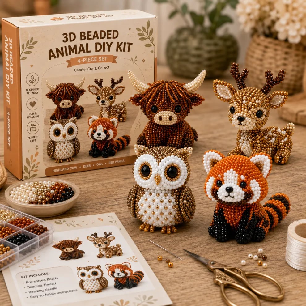 BeadCraft Bliss Set – Creëer Vrolijke Miniaturen