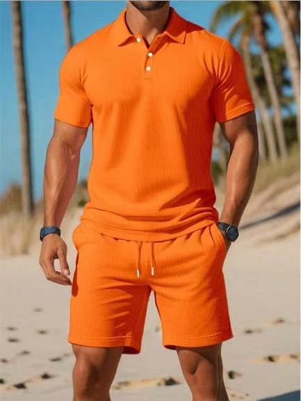 Liam – Lichtgewicht Polo- en Shortsset in Twee Delen