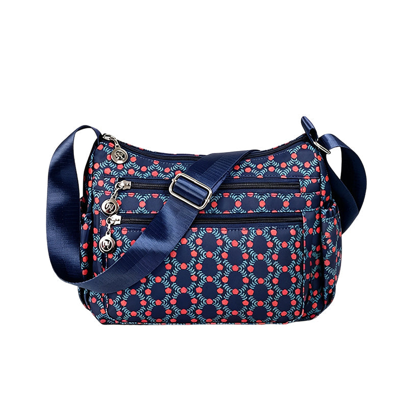 Alma – Spatwaterdichte Nylon Schoudertas met Verstelbare Band