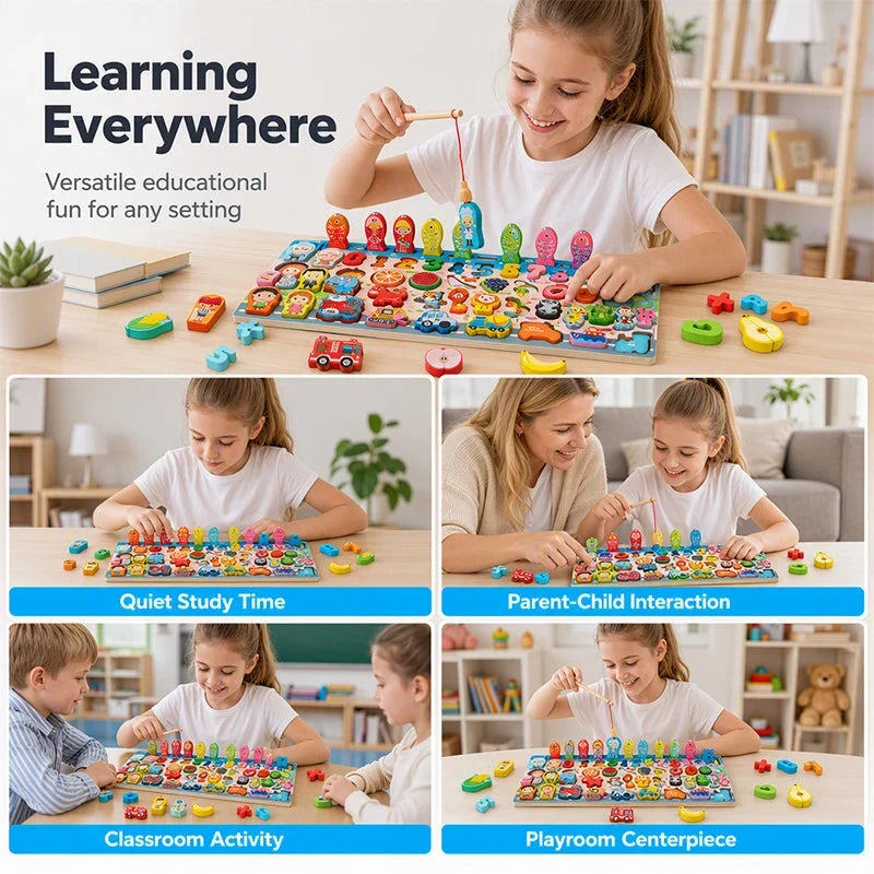 Magnetische Visserijpuzzel — Verhoog Focus, Versterk Hersenen