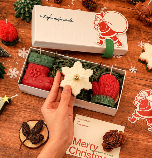 FestiveGlow – Kerstgeurkaarsenset in geschenkdoos