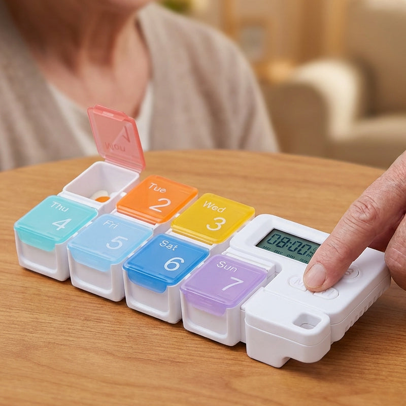 SmartPill Organizer — Nooit Meer Rust Missen