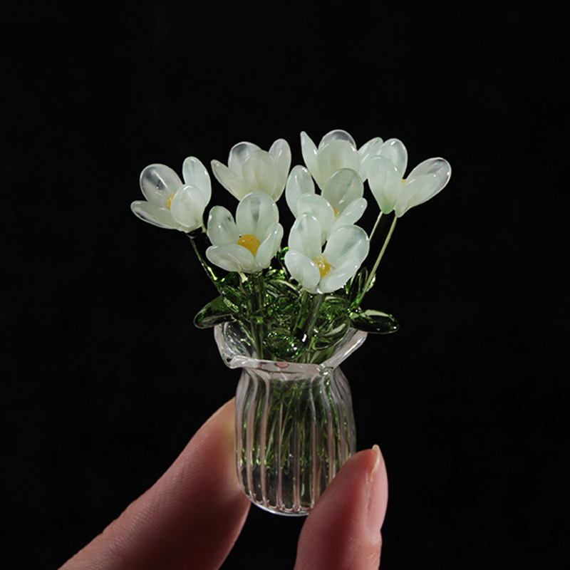 MiriFlor Mini Glazen Bloemen — Moeiteloze Kleurenmagie