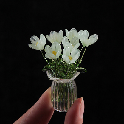 MiriFlor Mini Glazen Bloemen — Moeiteloze Kleurenmagie