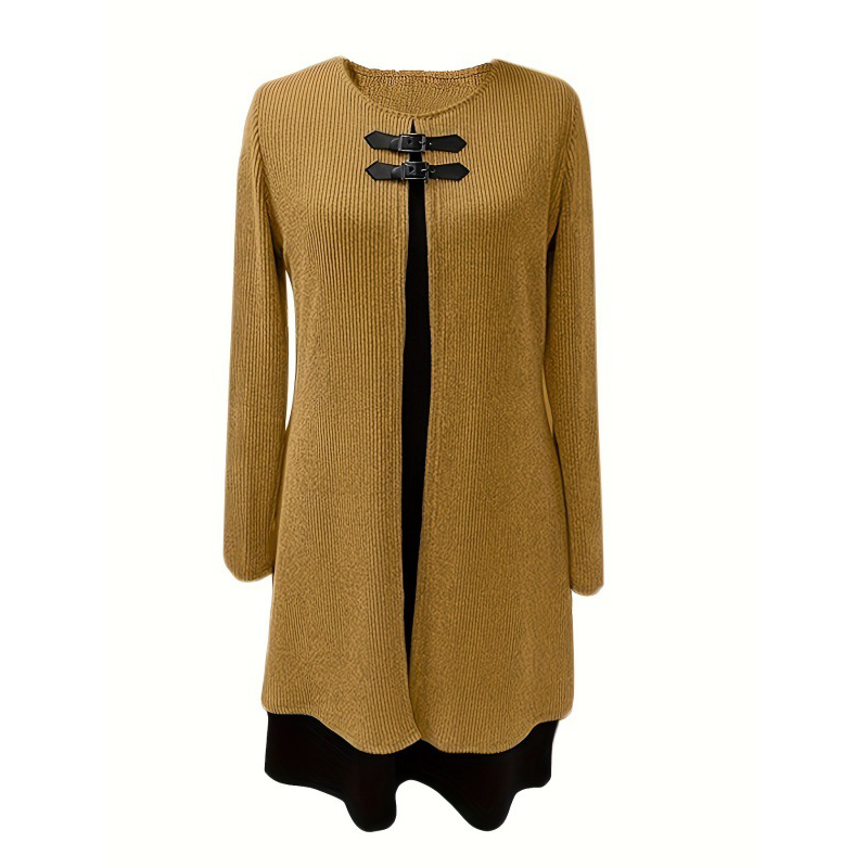 Sophie – Elegante A-lijnjurk met stijlvolle gespen | 50% KORTING