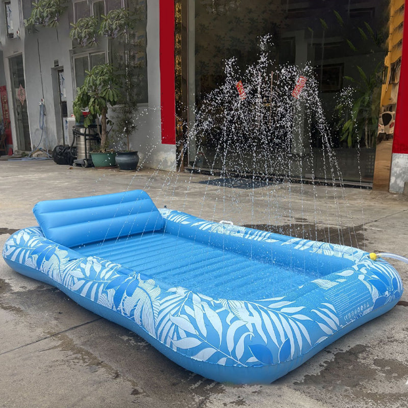 AquaLuxe Duo Ligstoel — Gedeeld Koelcomfort