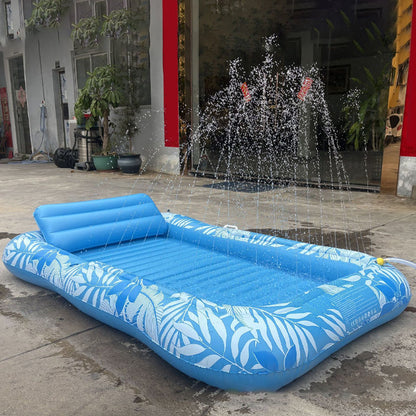 AquaLuxe Duo Ligstoel — Gedeeld Koelcomfort