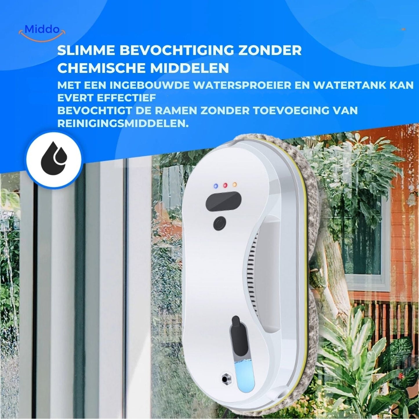 CleanSweep Raambot — moeiteloos stralend schone oppervlakken