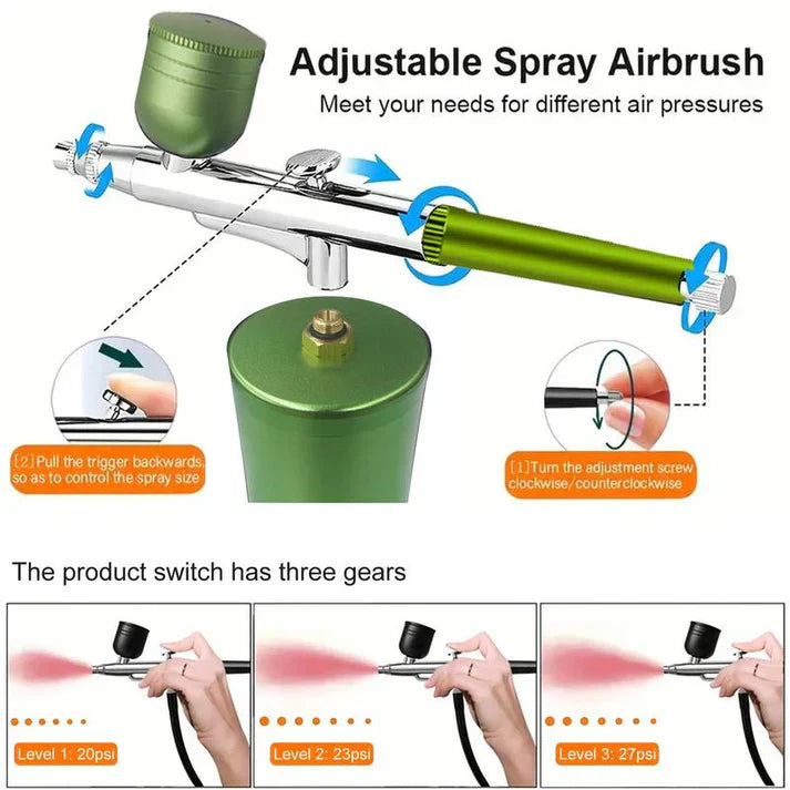 Airbrush Pro LE9024 — Moeiteloze Precisie Overal