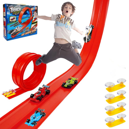 Rode 4 Meter Racebaan met 4 Auto's – Ontdek Onbeperkt Raceplezier