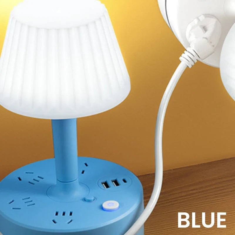 All-in-One Nachtkastlamp — Stroom, Licht, Controle