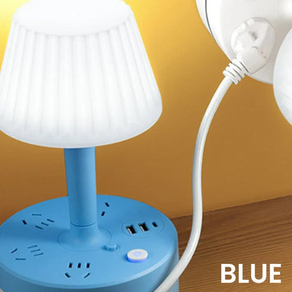 All-in-One Nachtkastlamp — Stroom, Licht, Controle