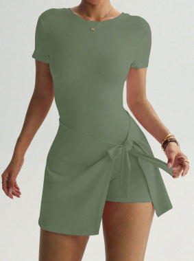 Laurel – Dames Ademend Jumpsuit met Tailleband